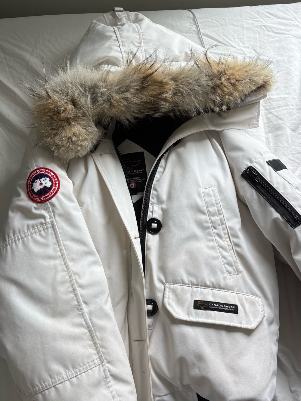 Canada Goose Fur Puffer